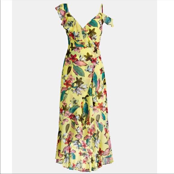 Guess Cheeky Jungle Temma Faux Wrap Dress - Picture 5 of 12